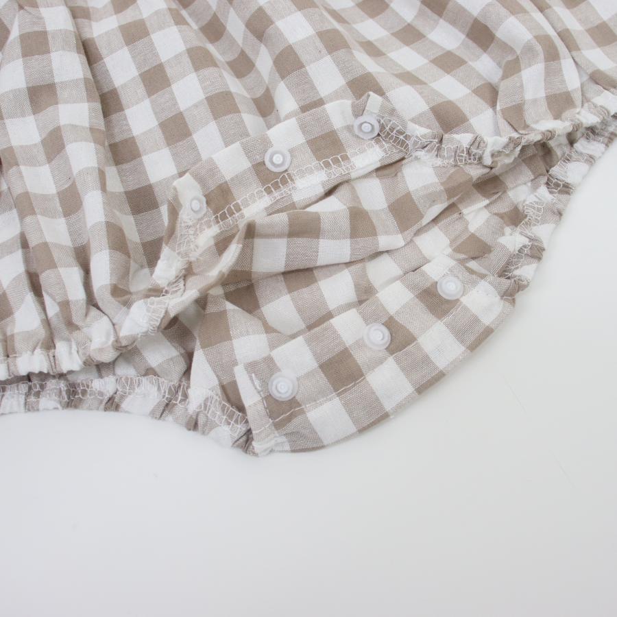 ロンパース ベビー服 ベビー キッズ 子供服 子ども服 服 秋 冬 春 子ども 子供 新生児 赤ちゃん 女の子 長袖 丸襟 レース チェック |  | 09