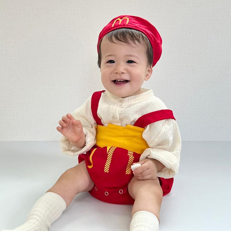 ハロウィン 衣装 子供 コスプレ ベビー 赤ちゃん マクド マック ポテト ロンパース 女の子 男の子 仮装 着ぐるみ パーティー おしゃれ ベビー服 キッズ |  | 10