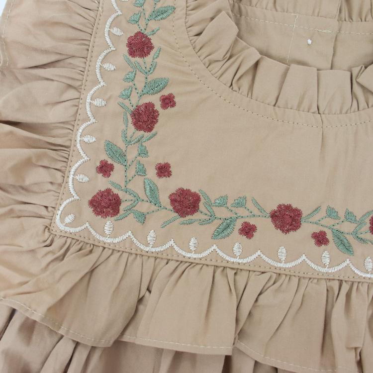 ワンピース ドレス ベビー キッズ ベビー服 子供服 子ども服 服 子ども 子供 赤ちゃん 姉妹 お揃い 女の子 長袖 刺繍 秋 春 冬 おしゃれ 姉妹コーデ |  | 07