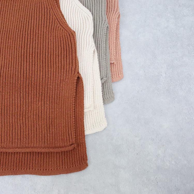 ベビー服 ベスト 子ども服 男の子 女の子 ベビー キッズ 春 秋 冬 秋冬 ニット ノースリーブ 丸襟 秋服 冬服 可愛い かわいい 70 80 90 出産祝い 韓国 70 |  | 06