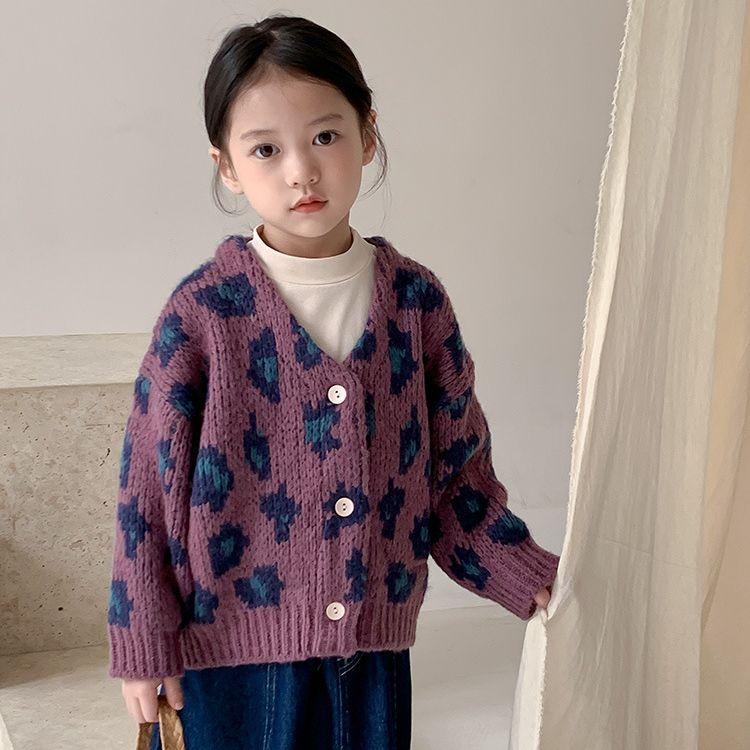 カーディガン ベビー服 子供服 子ども服 服 ベビー 子ども 子供 キッズ ケーブル編み レオパード ニット セーター トップス 男の子 女の子 秋 冬 春 |  | 16