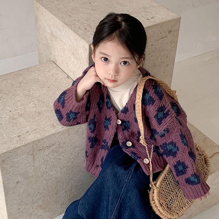 カーディガン ベビー服 子供服 子ども服 服 ベビー 子ども 子供 キッズ ケーブル編み レオパード ニット セーター トップス 男の子 女の子 秋 冬 春 |  | 17
