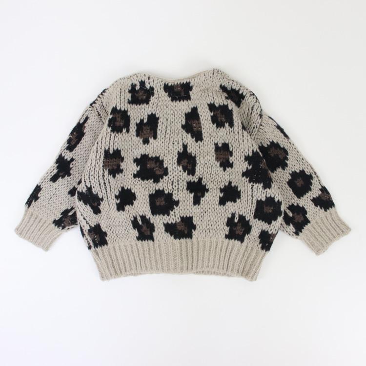 カーディガン ベビー服 子供服 子ども服 服 ベビー 子ども 子供 キッズ ケーブル編み レオパード ニット セーター トップス 男の子 女の子 秋 冬 春 |  | 03