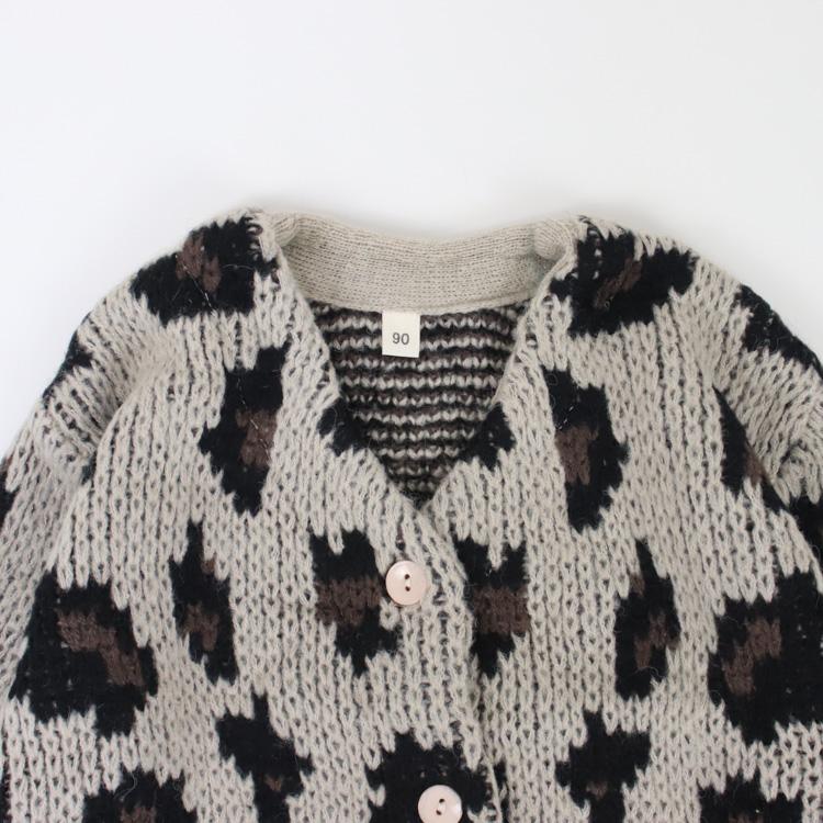 カーディガン ベビー服 子供服 子ども服 服 ベビー 子ども 子供 キッズ ケーブル編み レオパード ニット セーター トップス 男の子 女の子 秋 冬 春 |  | 04