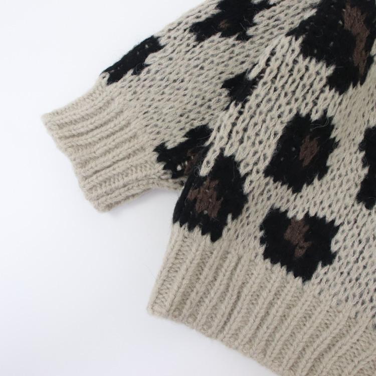 カーディガン ベビー服 子供服 子ども服 服 ベビー 子ども 子供 キッズ ケーブル編み レオパード ニット セーター トップス 男の子 女の子 秋 冬 春 |  | 07