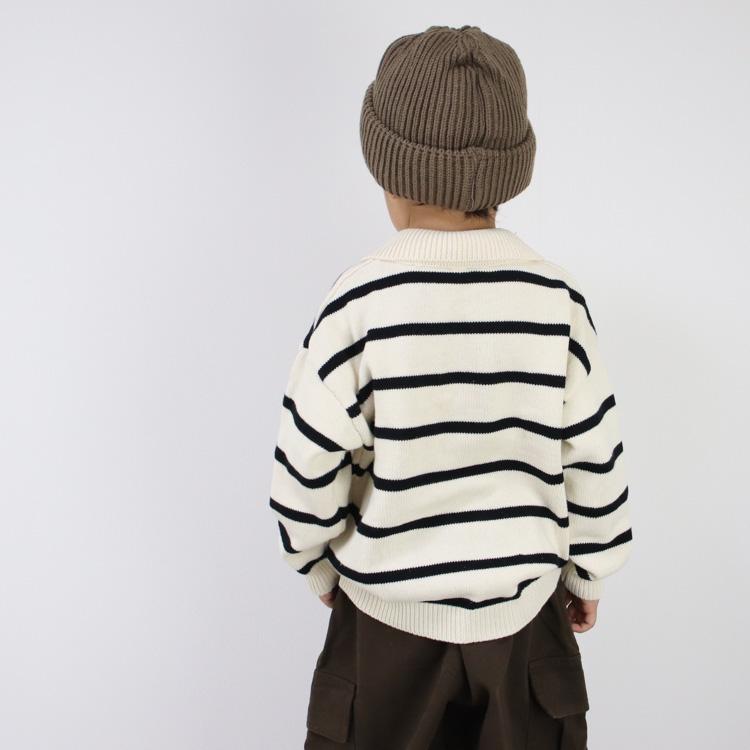 ニットセーター 襟付き トップス キッズ ベビー服 子供服 子ども服 服 ベビー 子ども 子供 男の子 女の子 秋 冬 春 長袖 セーター ニット おしゃれ 韓国 |  | 08