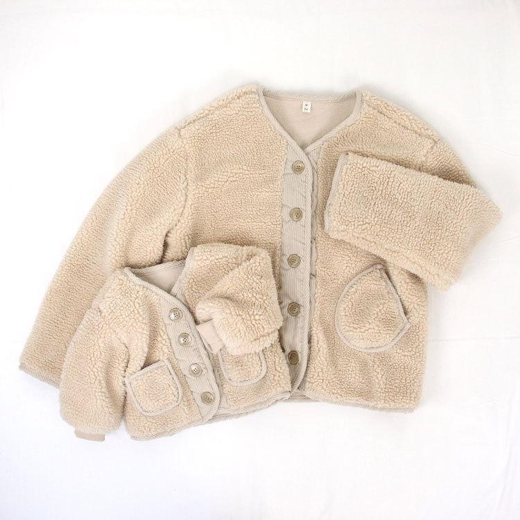 ベビー服 ボアジャケット ベビー キッズ 裏起毛 親子コーデ トップス ジャケット もこもこ 暖かい アウター 女の子 男の子 長袖 秋 冬 可愛い 80 90 100 110 |  | 06