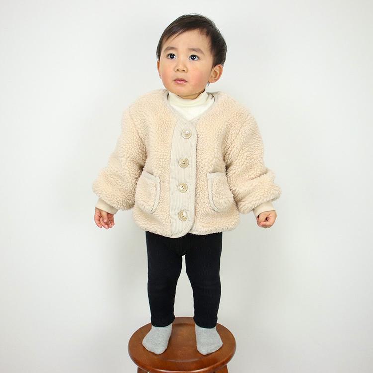 ベビー服 ボアジャケット ベビー キッズ 裏起毛 親子コーデ トップス ジャケット もこもこ 暖かい アウター 女の子 男の子 長袖 秋 冬 可愛い 80 90 100 110 |  | 08