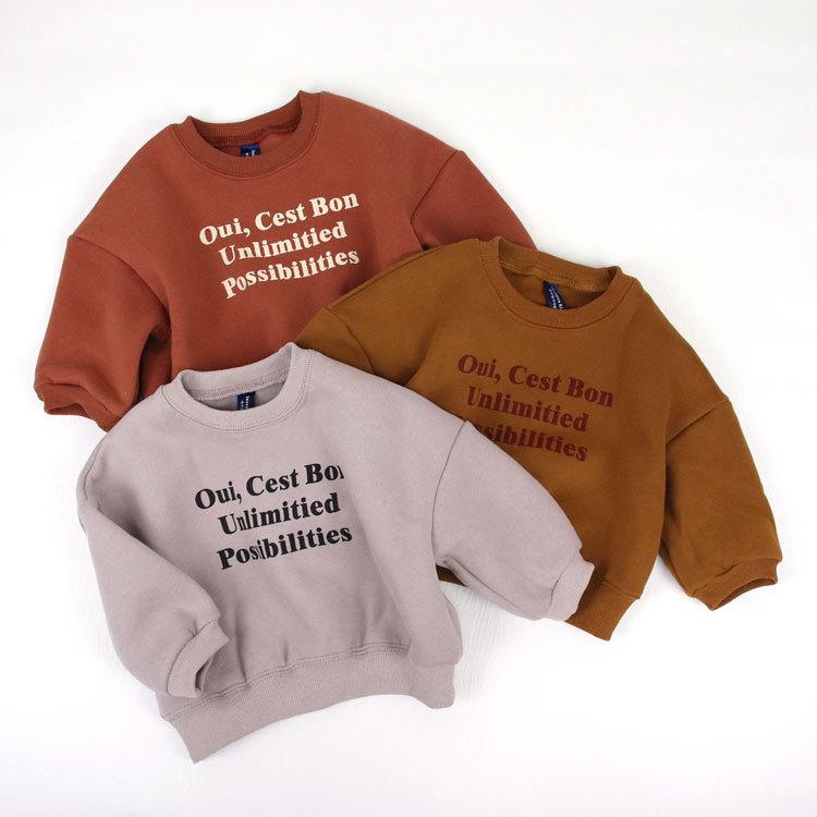 ベビー服 トレーナー プルオーバー キッズ服 トップス 女の子 男の子 子ども服 長袖 秋 冬 春 秋冬 可愛い かわいい おしゃれ オシャレ キッズ ベビー 80 90 100 |  | 01