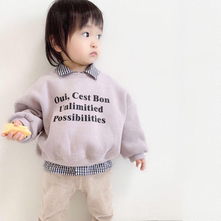 ベビー服 トレーナー プルオーバー キッズ服 トップス 女の子 男の子 子ども服 長袖 秋 冬 春 秋冬 可愛い かわいい おしゃれ オシャレ キッズ ベビー 80 90 100 |  | 14