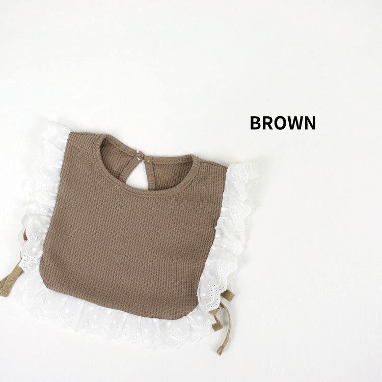 スタイ よだれかけ ビブ ベスト エプロン レイヤード レース フリル ワッフル スタイベスト フリルベスト フリルエプロン レースビブ 女の子 サイドリボン |  | 01