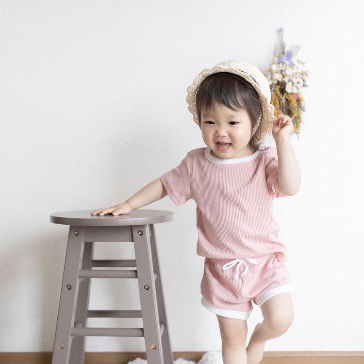 ベビー服 セットアップ 子供服 子ども服 ロンパース 男の子 女の子 ベビー キッズ 春 夏 虹 シンプル リブ 半袖 夏服 春服 可愛い かわいい 保育園 80 90 100 |  | 11
