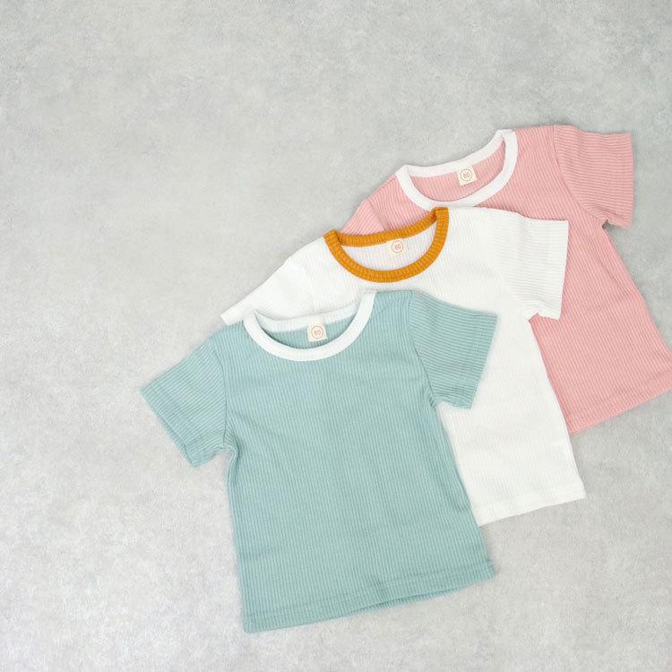 ベビー服 セットアップ 子供服 子ども服 ロンパース 男の子 女の子 ベビー キッズ 春 夏 虹 シンプル リブ 半袖 夏服 春服 可愛い かわいい 保育園 80 90 100 |  | 05