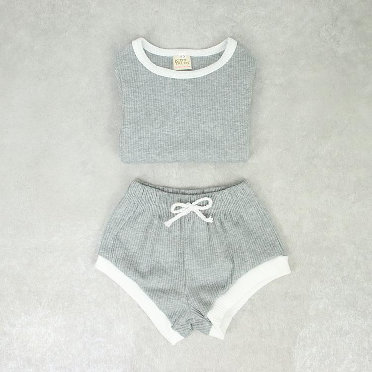 ベビー服 セットアップ 子供服 子ども服 ロンパース 男の子 女の子 ベビー キッズ 春 夏 虹 シンプル リブ 半袖 夏服 春服 可愛い かわいい 保育園 80 90 100 |  | 09