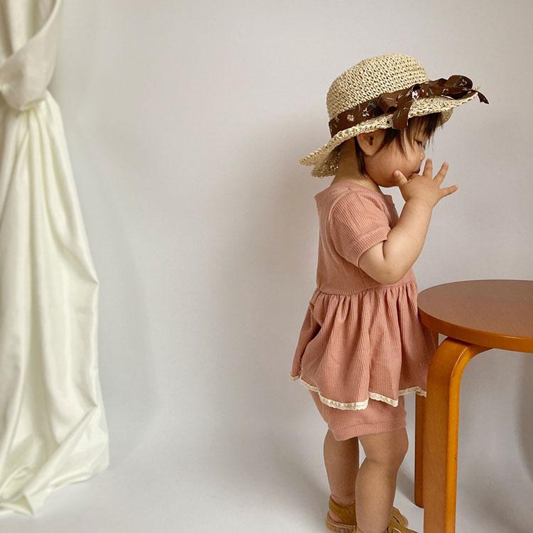 ベビー服 セットアップ 子供服 子ども服 女の子 ベビー キッズ 春 夏 シンプル ワッフル フリル 半袖 夏服 春服 可愛い かわいい 保育園 幼稚園 80 90 100 |  | 14