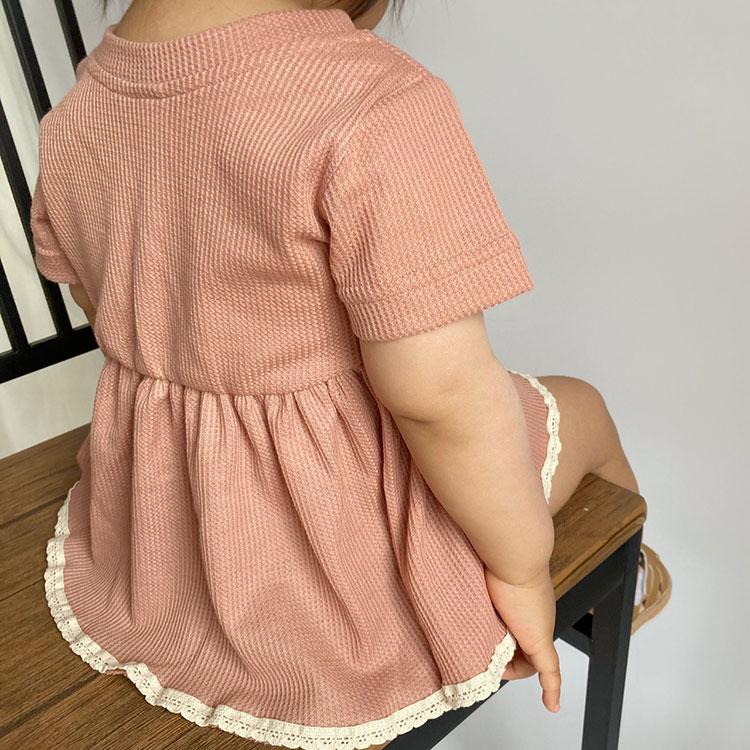 ベビー服 セットアップ 子供服 子ども服 女の子 ベビー キッズ 春 夏 シンプル ワッフル フリル 半袖 夏服 春服 可愛い かわいい 保育園 幼稚園 80 90 100 |  | 15