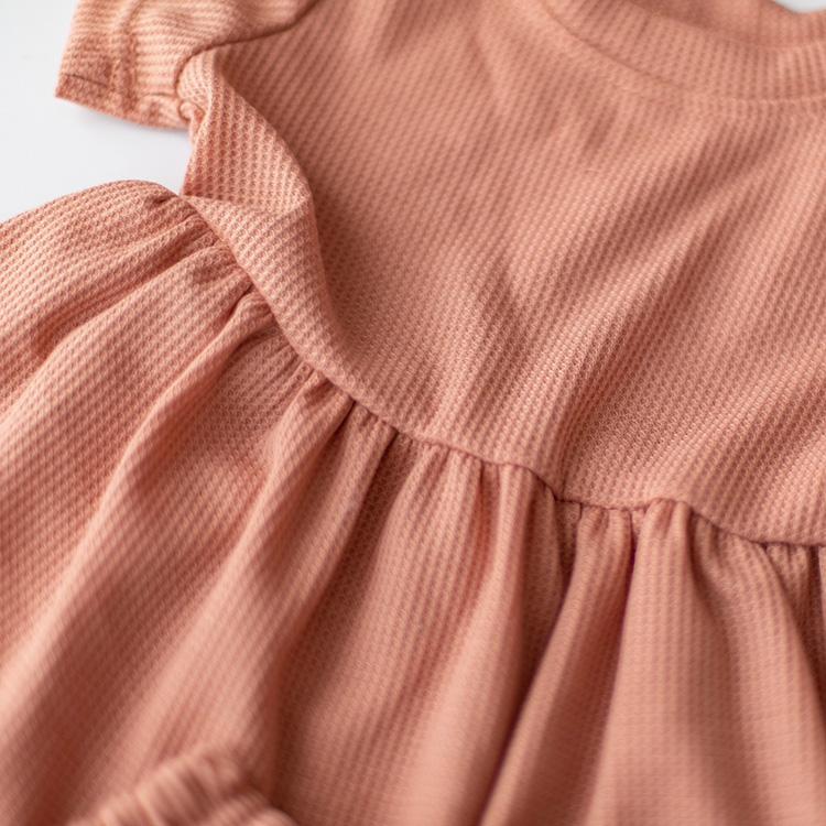 ベビー服 セットアップ 子供服 子ども服 女の子 ベビー キッズ 春 夏 シンプル ワッフル フリル 半袖 夏服 春服 可愛い かわいい 保育園 幼稚園 80 90 100 |  | 04