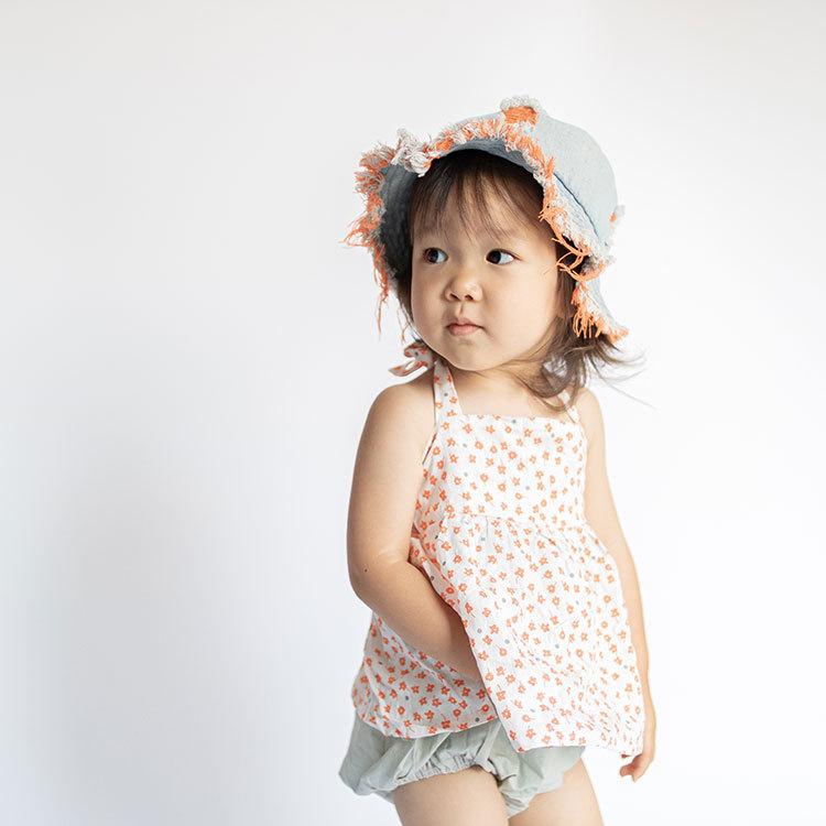 ベビー服 セットアップ 子供服 子ども服 女の子 ベビー キッズ 春 夏 シンプル 花柄 フリル ノースリーブ 夏服 春服 おしゃれ 可愛い かわいい 保育園 幼稚園 70 |  | 15