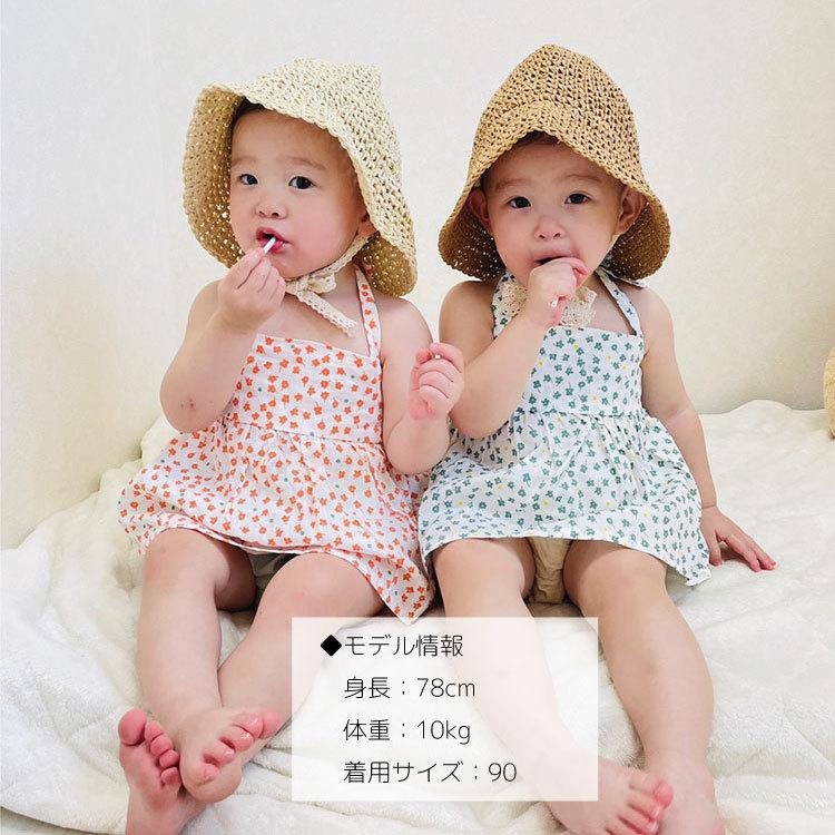 ベビー服 セットアップ 子供服 子ども服 女の子 ベビー キッズ 春 夏 シンプル 花柄 フリル ノースリーブ 夏服 春服 おしゃれ 可愛い かわいい 保育園 幼稚園 70 |  | 09
