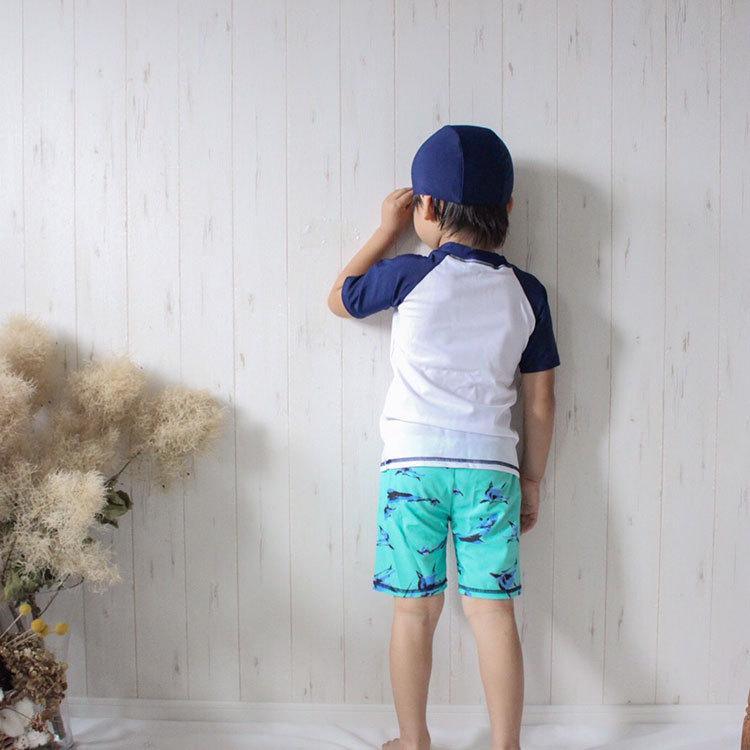 ベビー水着 水着 男の子 可愛い 夏 キッズ ベビー ベビー水着 赤ちゃん セットアップ キャップ付き 子供用 こども ジュニア 水遊び プール 海 80 90 100 110 |  | 09