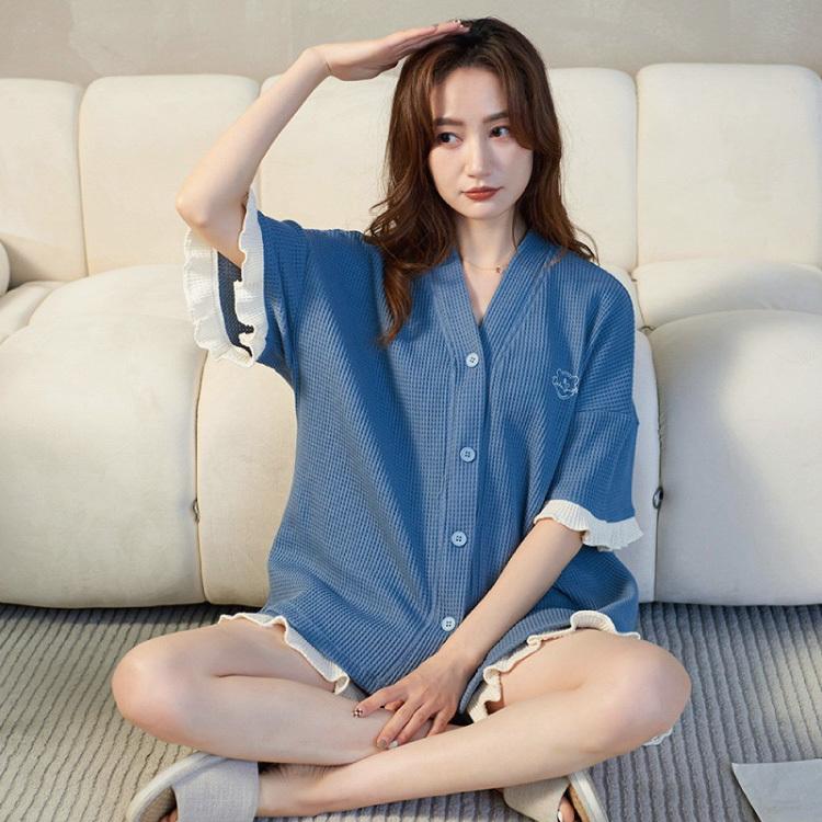 完売 部屋着 寝巻き パジャマ 家着 セットアップ レディース 夏 ルームウェア 外出 可愛い 半袖 上下セット ゆったり おしゃれ シンプル 韓国 ナイトウェア 2点セット Aynaelda Com