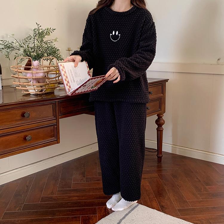 ルームウェア レディース パジャマ 部屋着 上下セット セットアップ 長袖 冬 可愛い おしゃれ もこもこ 防寒着 暖かい あったかい ナイトウェア |  | 10