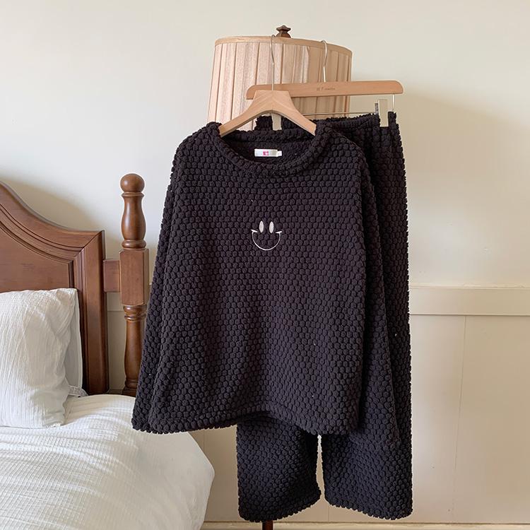 ルームウェア レディース パジャマ 部屋着 上下セット セットアップ 長袖 冬 可愛い おしゃれ もこもこ 防寒着 暖かい あったかい ナイトウェア |  | 01