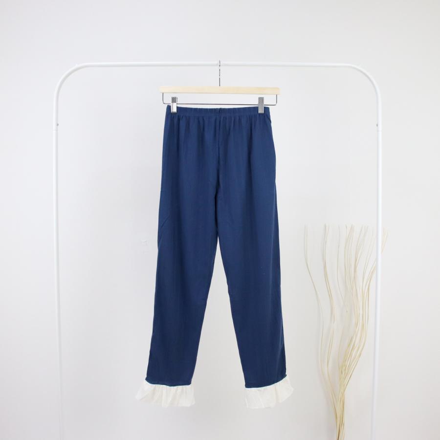 ルームウェア レディース パジャマ 部屋着 上下セット セットアップ 半袖 長ズボン 夏 春 秋 可愛い 薄手 修学旅行 入院 産後 旅行 外出 綿 |  | 06