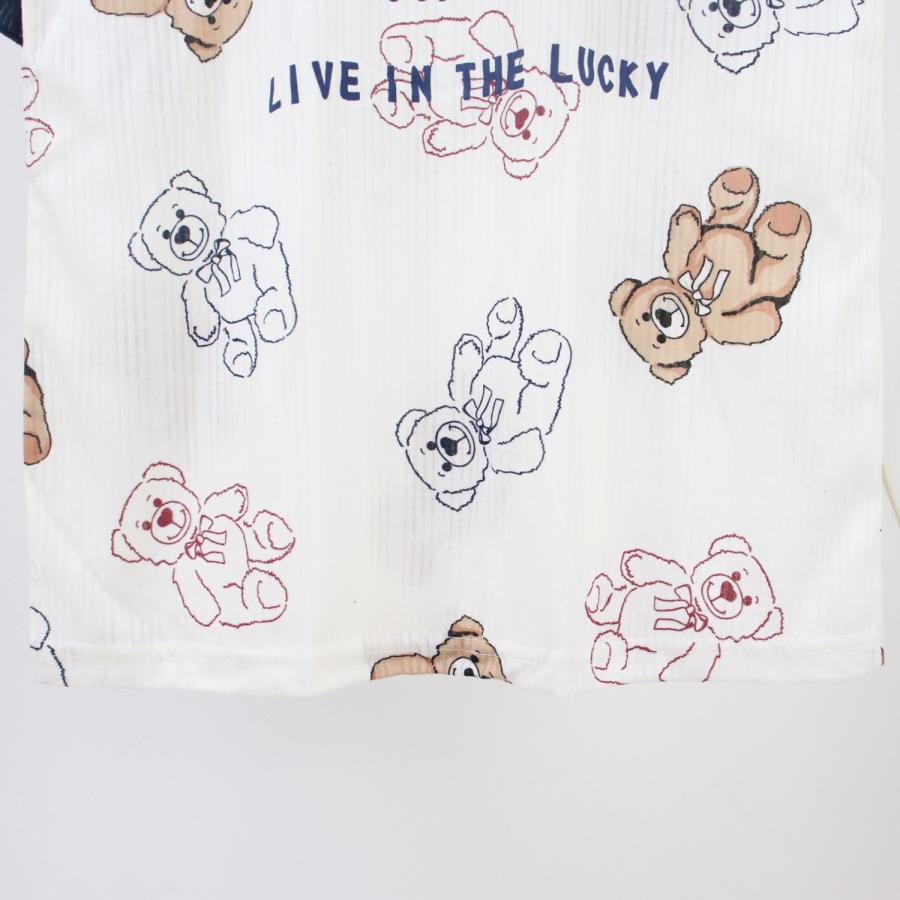 ルームウェア レディース パジャマ 部屋着 上下セット セットアップ 半袖 長ズボン 夏 春 秋 可愛い 薄手 修学旅行 入院 産後 旅行 外出 綿 |  | 09