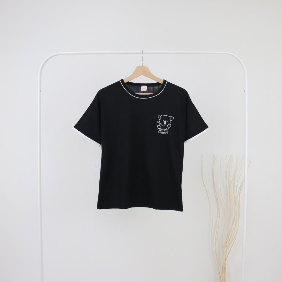 ルームウェア レディース パジャマ 部屋着 上下セット セットアップ 半袖 ロングパンツ 長ズボン 夏 春 秋 可愛い 薄手 修学旅行 入院 産後 旅行 外出 綿 |  | 03