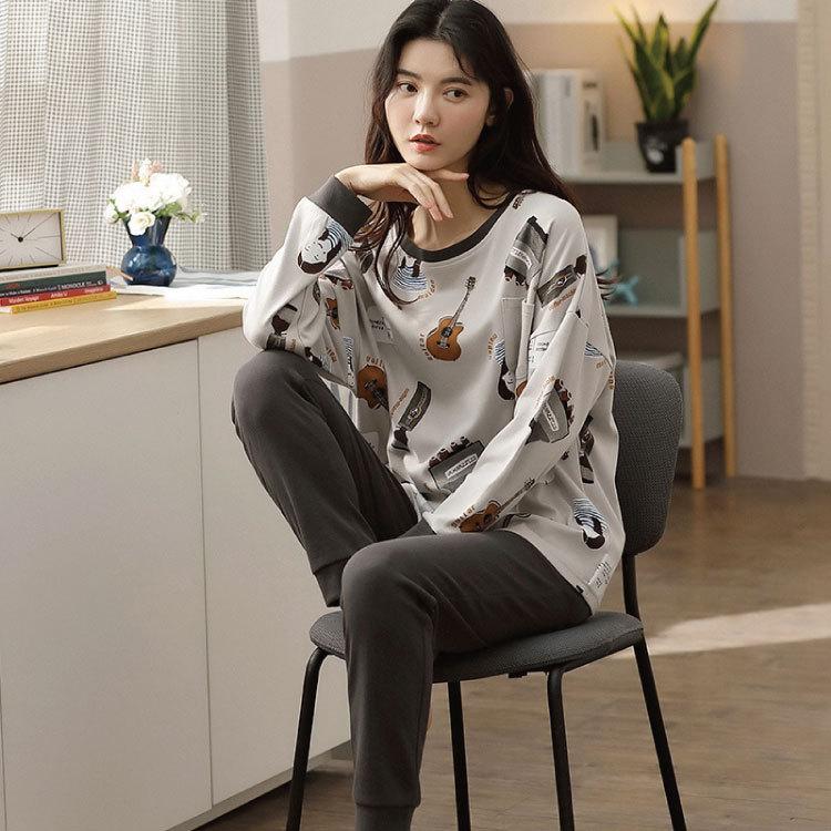 部屋着 寝巻き パジャマ 家着 セットアップ レディース 秋 冬 ルームウェア 外出 可愛い かわいい 長袖 上下セット ジム スポーツウェア ランニングウェア Wear 59 H I 通販 Yahoo ショッピング