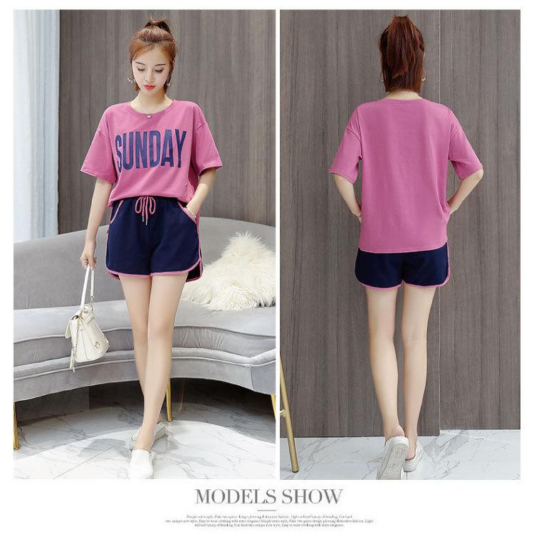 部屋着 21春大特価セール 寝巻き パジャマ 家着 セットアップ レディース 夏 可愛い 上下セット ショートパンツ 半袖 外出 ルームウェア Tシャツ かわいい