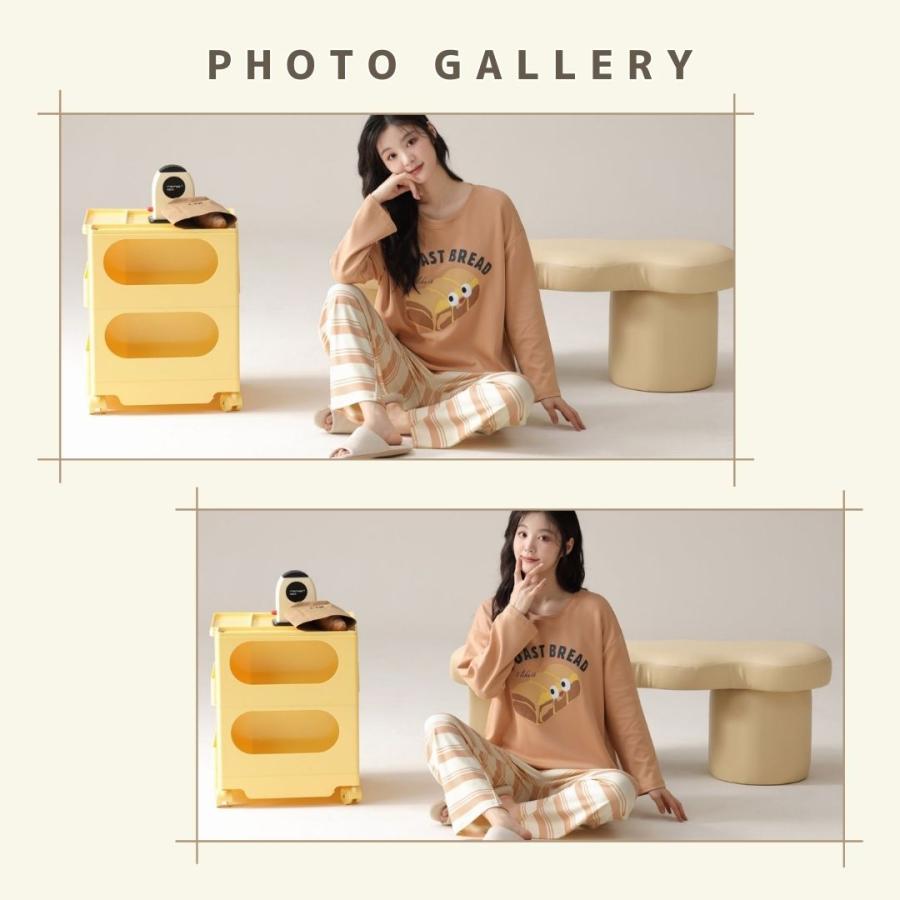 綿100% ルームウェア レディース セットアップ 上下セット 春 夏 秋 冬 春用 夏用 秋用 冬用 春夏 秋冬 長袖 長ズボン ロングTシャツ ロングパンツ 薄手 |  | 13