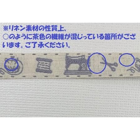 チロルテープ　エンブリボン アイロン接着 麻混 クラフト柄　日本製 20mm巾 全3色 No.544-37｜handicraftcoco｜04
