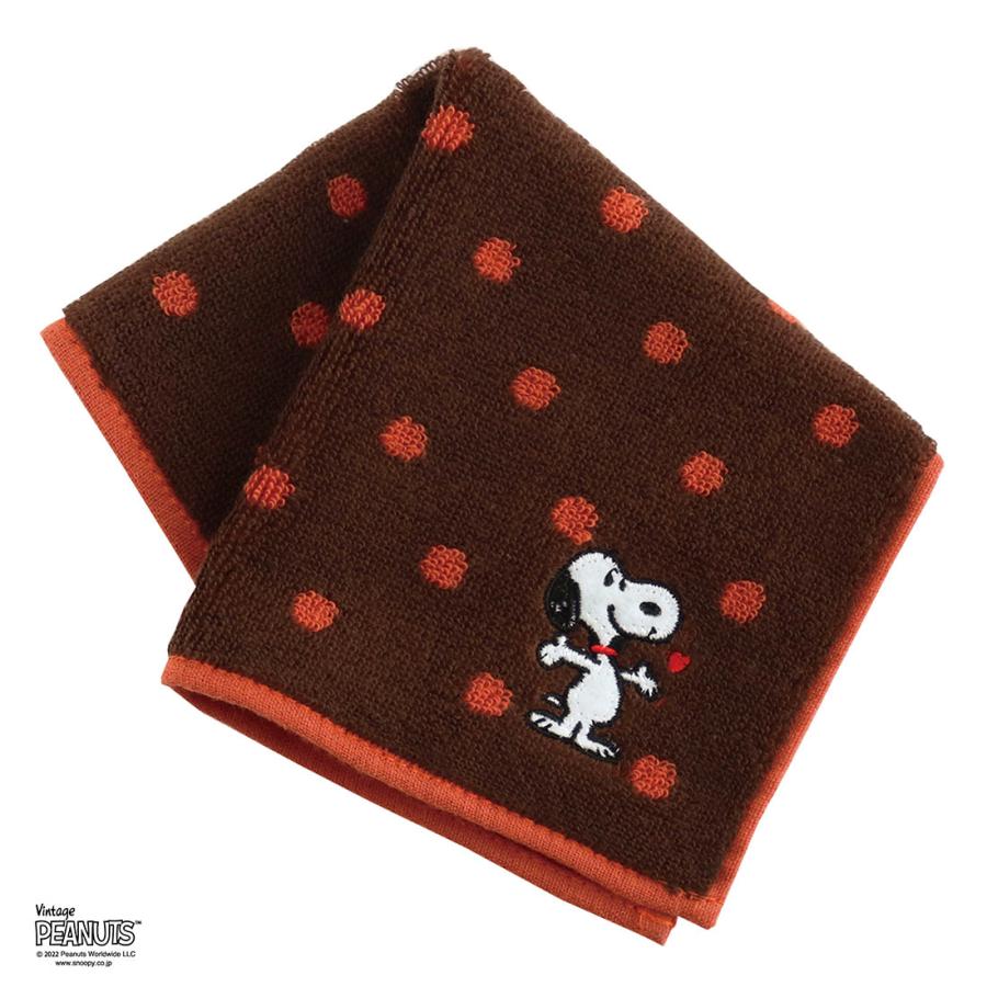 スヌーピー メンズ タオルハンカチ 0002 ブラウン 【PEANUTS】 :000194-0002-02:ハンカチーフギャラリー!店 通販 POLO 綿100% 大判 ハンカチ チェック ブラウン