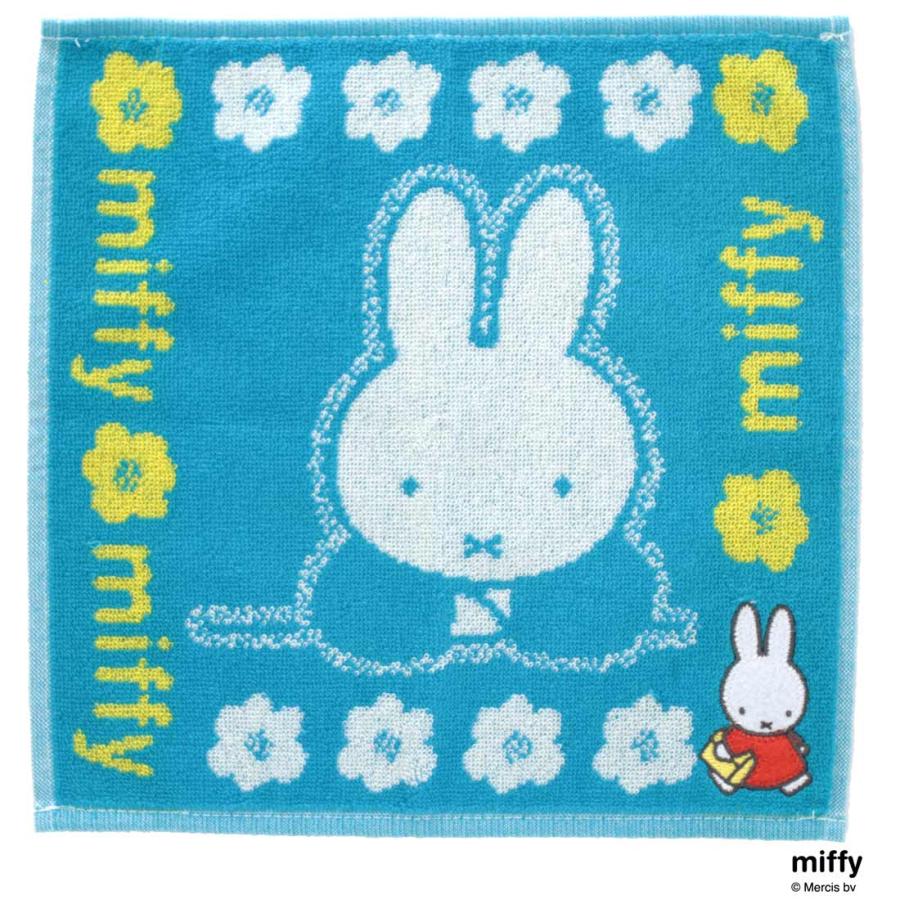 Miffy（ミッフィー） タオルハンカチ ブルーナカラー ブルー