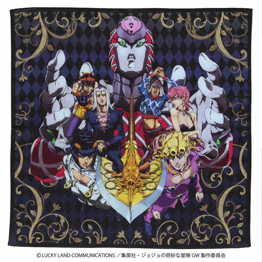 JOJO（ジョジョ） ジョジョの奇妙な冒険 黄金の風 プリントハンカチ