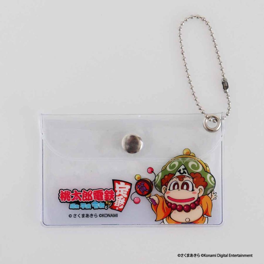 SALE ￥1430→￥550】62％OFF！ 【桃太郎電鉄】クリアポーチ 貧乏神柄