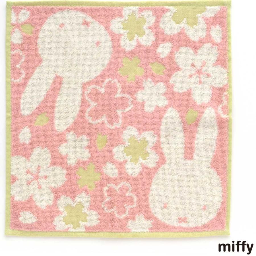 Miffy（ミッフィー） タオルハンカチ 桜シリーズ（オーガンジー巾着