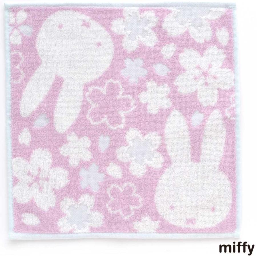 Miffy（ミッフィー） タオルハンカチ 桜シリーズ（オーガンジー巾着