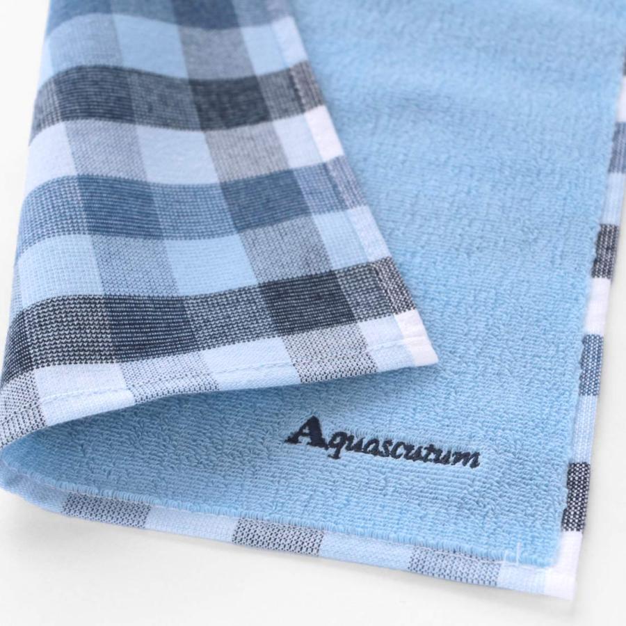 Aquascutum（アクアスキュータム） メンズ タオルハンカチ ヘム