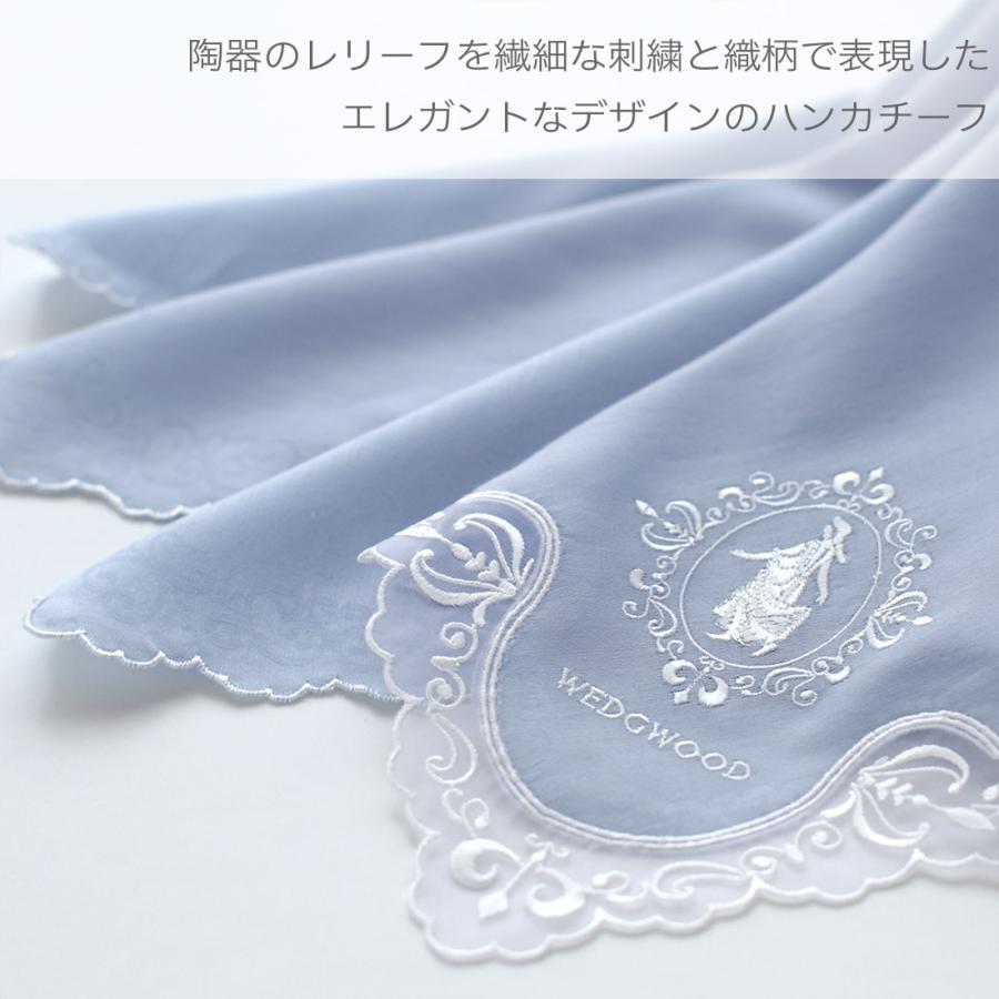 WEDGWOOD（ウェッジウッド） レースハンカチ ジャスパー ブルー