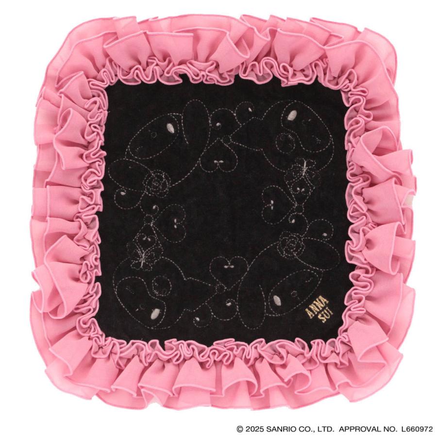 ANNA SUI（アナスイ） × マイメロディ クロミ 大判 タオルハンカチ