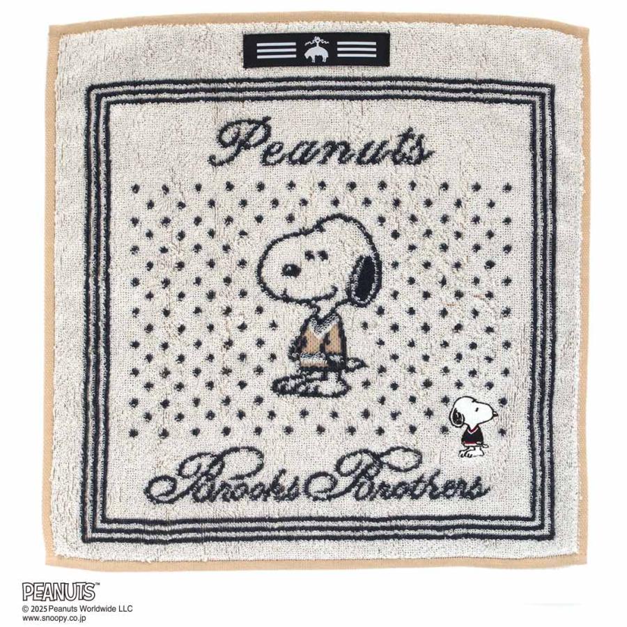 PEANUTS ブルックス ブラザーズ × ピーナッツ 大判 タオルハンカチ
