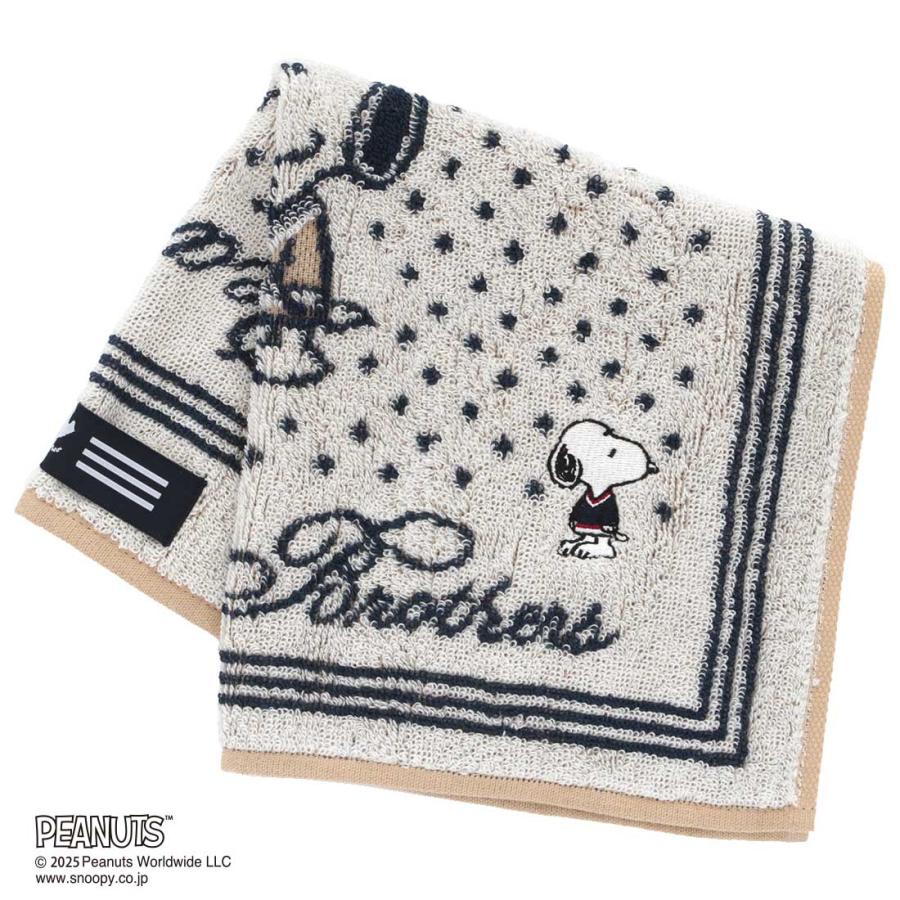 PEANUTS ブルックス ブラザーズ × ピーナッツ 大判 タオルハンカチ