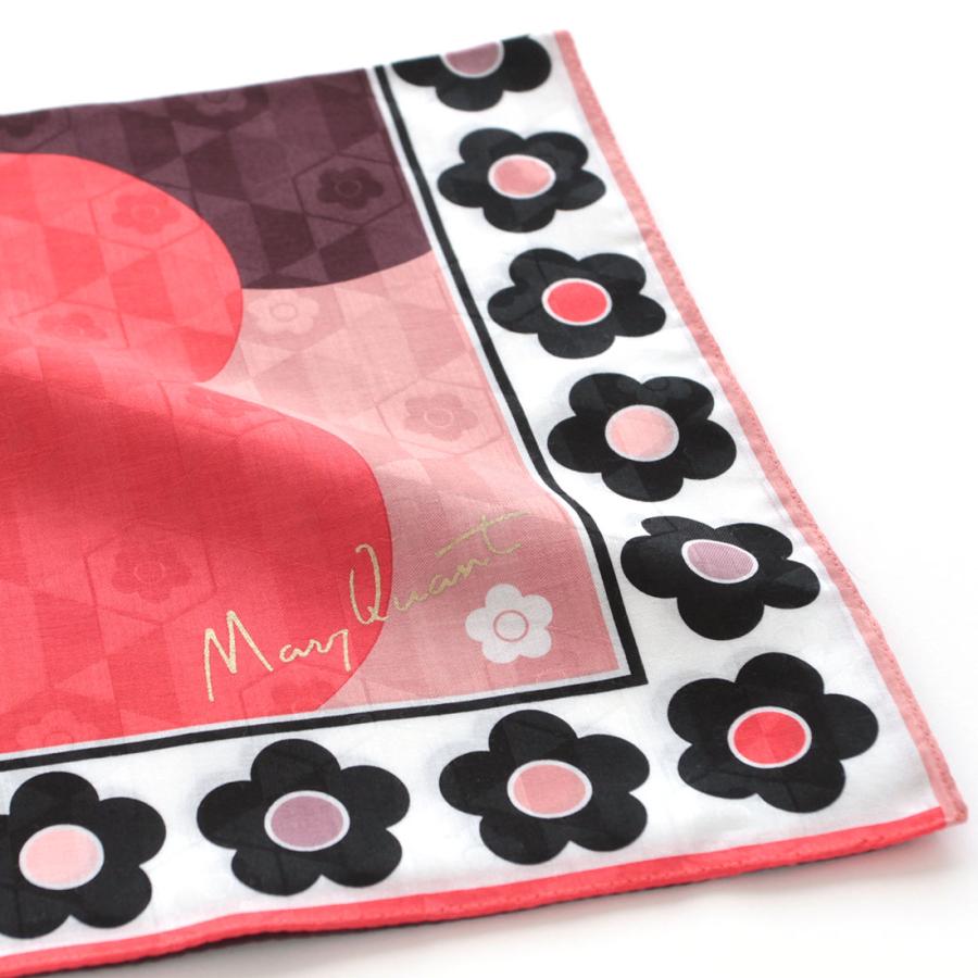 MARY QUANT（マリークヮント） マリークワント 大判 プリントハンカチ