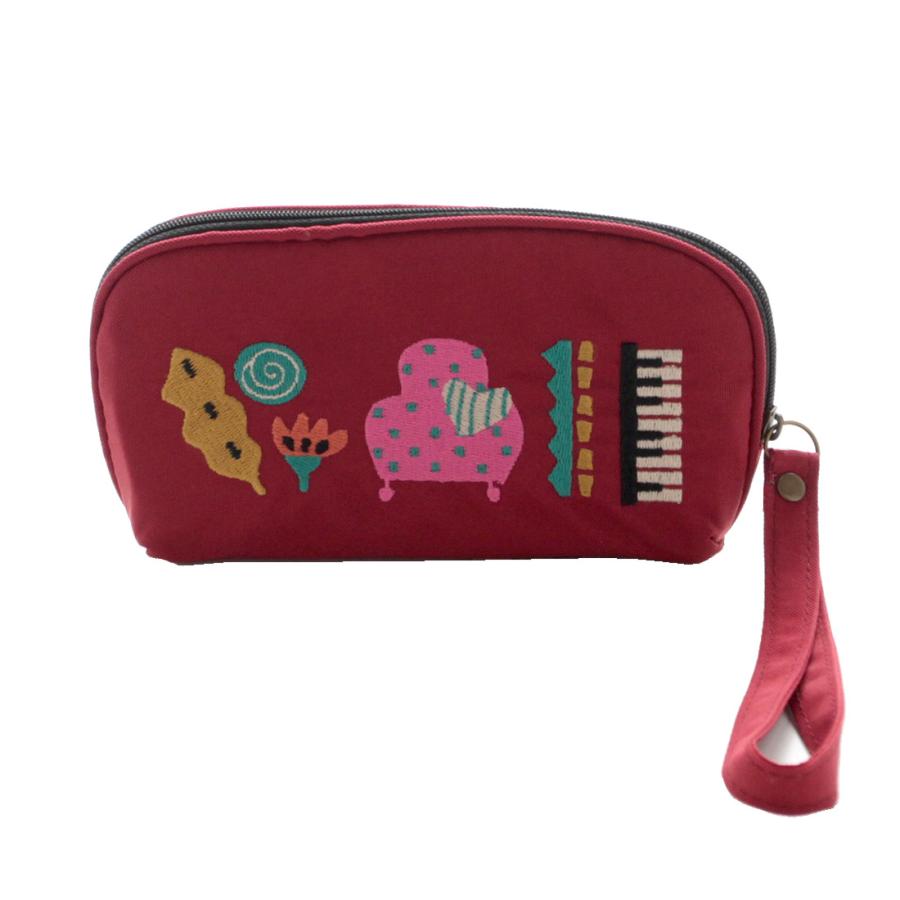 Atsuko Matano（アツコマタノ） 刺繍マルチケース（メガネ収納可