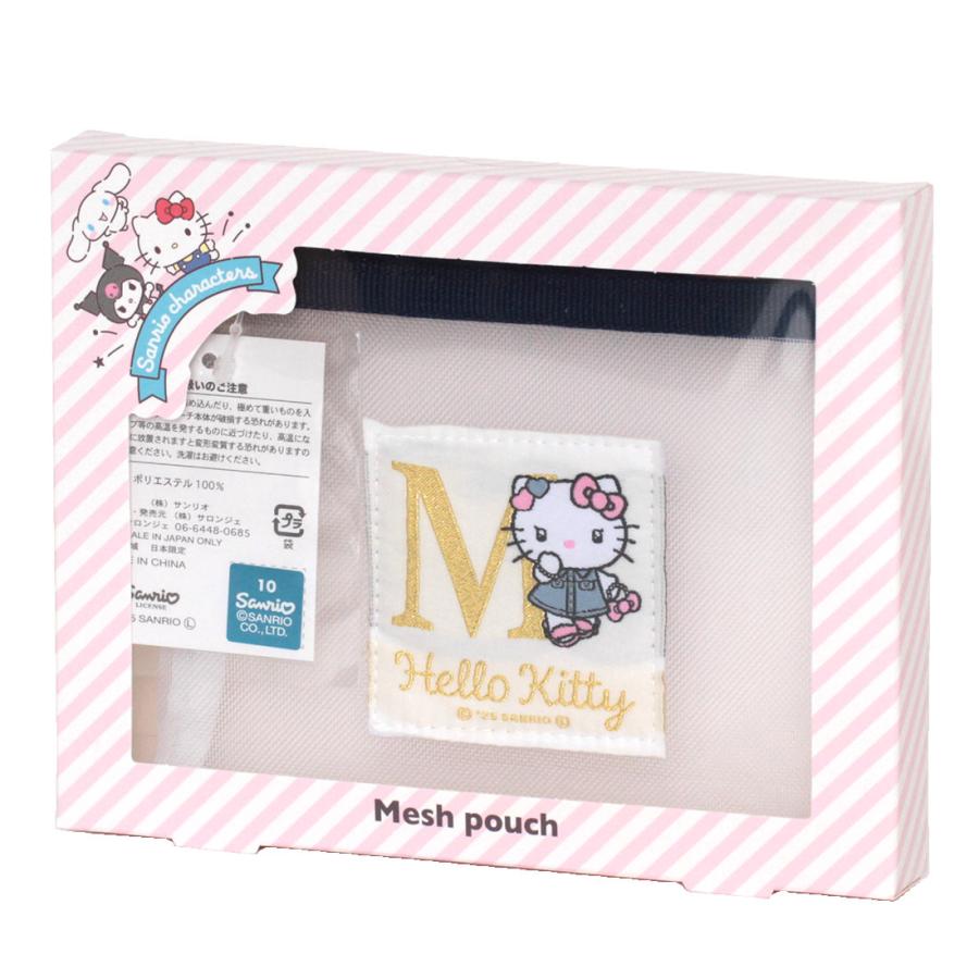ハローキティ イニシャル ポーチ : ハンカチーフギャラリーYahoo!店