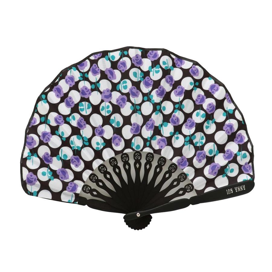 ANNA SUI（アナスイ） アナ スイ 扇子（収納ケース付き）ローズドット