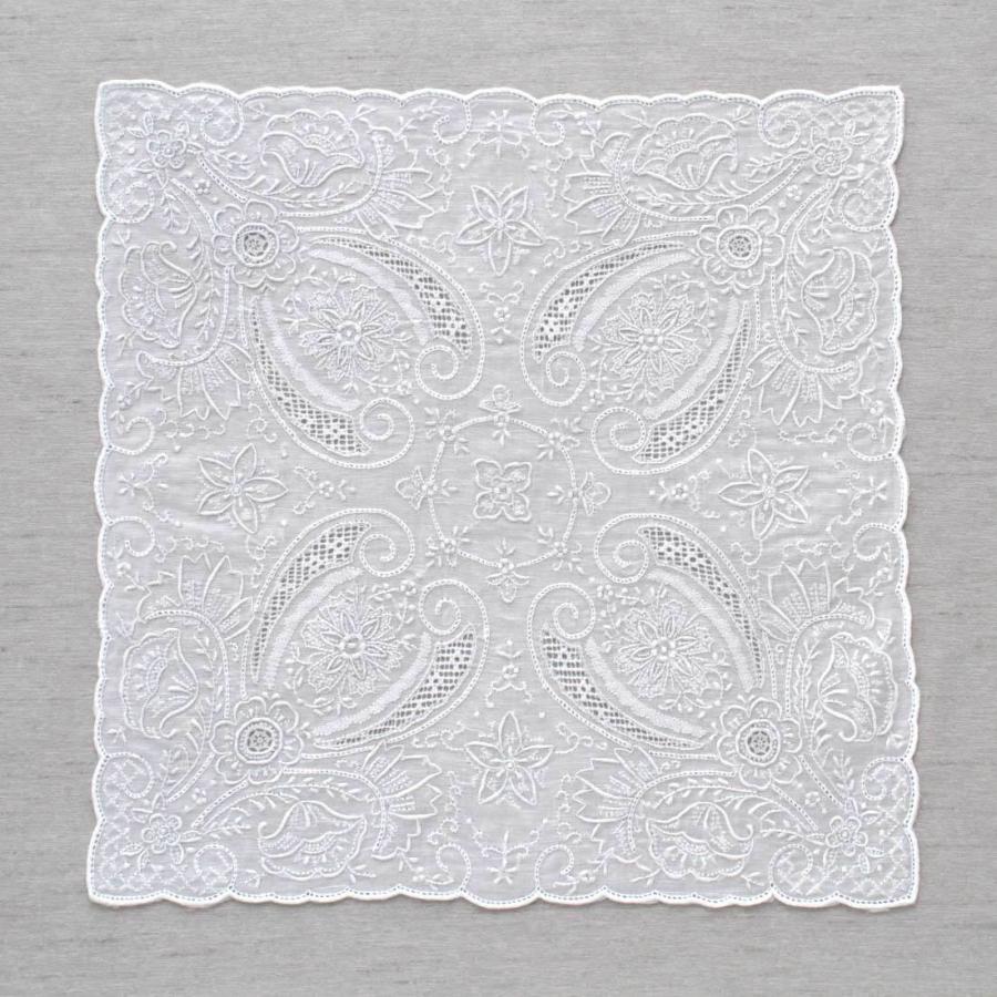 新品未使用　汕頭手刺繍 ハンカチーフ 中国製 汕頭手刺繍 ハンカチ 4203 | ブライダル 結婚式 フォーマル